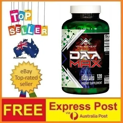 $69.95 • Buy Vital Alchemy Daa Max 1500mg D-aspartic Acid Natural Test Boostno2 Pct Muscle