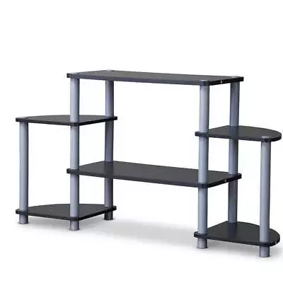 Orbit Black And Silver 3-Tier TV Stand • $26.82