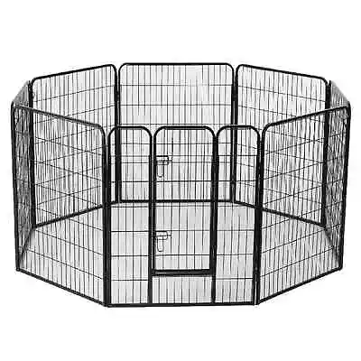 £89.99 • Buy Heavy Duty Dog Puppy Pet Rabbit Cat Guinea Pig Play Pen Run - Whelping Cage Bed