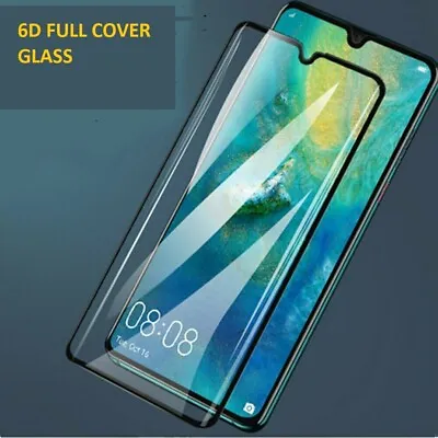 Huawei P30 20 Y6 Y7 P SMART 2019 Full Cover 6D Tempered Glass Screen Protector  • £3.98