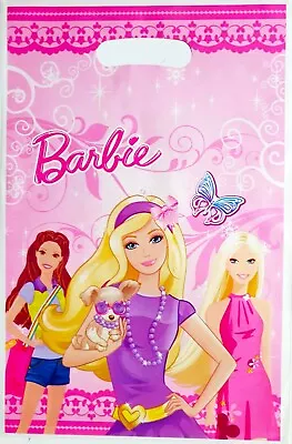 Barbie Party Loot Lolly Goody Favour Bags Party Supplies - Pack Of 10 • $7.50