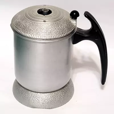 Vintage Royal Family Solid Aluminum Coffee Pot With Lid Warmer #SG USA  READ • $18