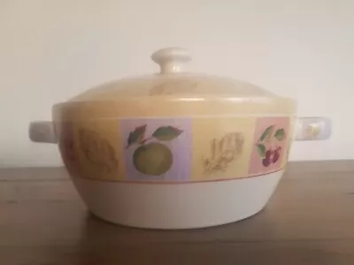 Marks And Spencer WILD FRUITS Casserole Dish Tureen Twin Handle Lidded • £9.99