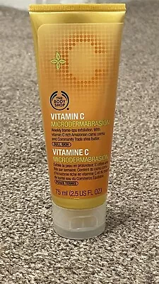 The Body Shop Vitamin C Glow Boosting Microdermabrasion 75ml NEW • £9.50