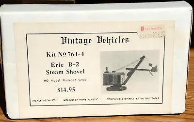 Erie B-2 Steam Shovel Vintage Vehicles Kit # 764-4 Bag Sealed HO Scale • $20.50