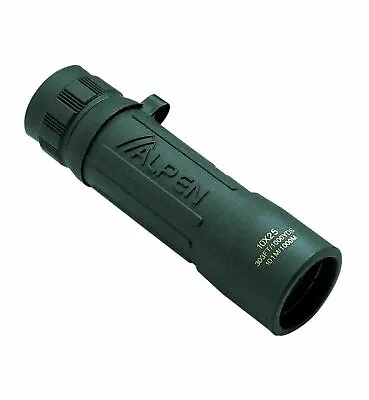 Alpen Optics Monocular Magnification 10x 25 Mm W/Carrying Case BK7 Coated Lenses • $11.95