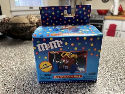 $0.99 • Buy M&M's Radio Shack Red Character Scuba Diver Radio With Headphones NEW In Box!