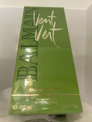 Vent Vert By Balmain 3.4 Oz EDT Vintage (SEALED) • $198.95