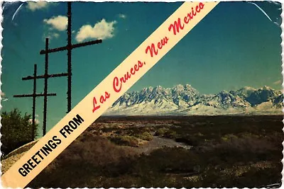 Continental Postcard Greetings From Las Cruces New Mexico • $5.95