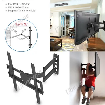 LCD LED TV Wall Bracket 32 40 47 50 55 60 Inches Tilt Swivel Universal UK • £13.79