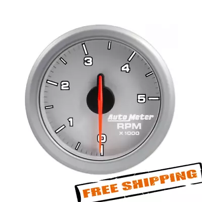 Auto Meter 9198-UL Airdrive 2-1/16  Silver Air-Core Tachometer Gauge 0-5000 RPM • $277.30