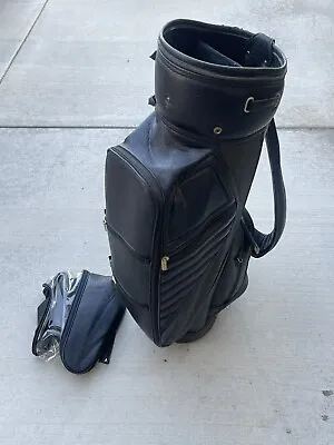 Vintage Mizuno MP Series Wedges Stand Up Cart Bag 6 Divider Golf Bag Logo Strap • $99.95