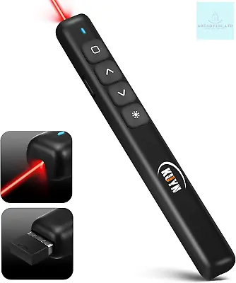 Presentation Clickers Red Laser Pointer Pen Clicker For PowerPoint PC For • £18.72