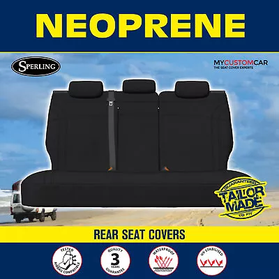 Holden Commodore VE Sportwagon 2008-2013 Neoprene Black Custom REAR Seat Covers • $239