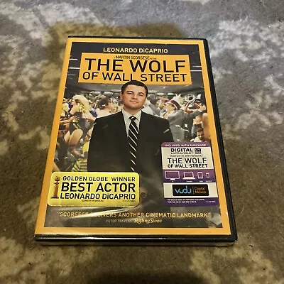 The Wolf Of Wall Street (DVD 2014 Widescreen) Leonardo DiCaprio New Sealed • $6.47