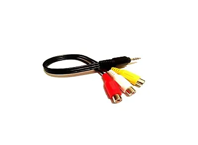 Audio Video Tv Out Av Cable Adapter Av Output Cable For Samsung Galaxy S I9000 • £6.99