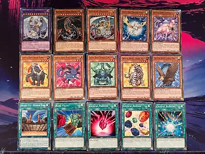 Yu Gi Oh Crystal Beast Speed Duel Core Deck - 25 Cards • £6