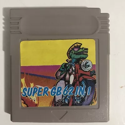 Super GB 62 In 1 Multicart Nintendo Game Boy Cartridge Untested Sold As Is • $46