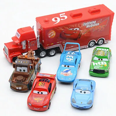 New Disney Pixar Cars Lightning McQueen 1:55 Diecast Model Car Toy Boy/Girl Gift • £5.99