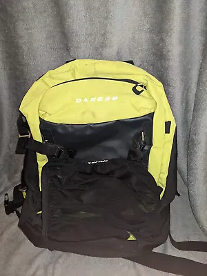 Dare 2B Kros 24L - Black And Yellow/Lime Green - Hydration Compatible • £24.99