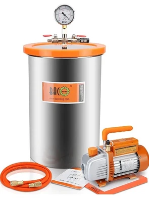 $225 • Buy BACOENG 5 Gallon Vacuum Chamber Kit With Vacuum Pump Standard HVAC NEW/ OPEN BOX