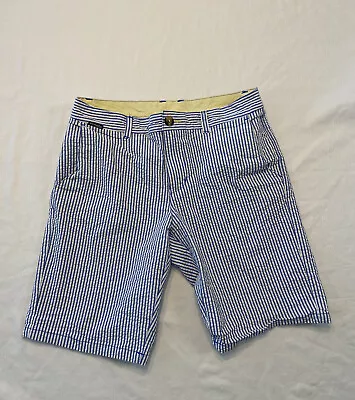 Columbia PFG Seersucker Shorts Regular Fit Blue White Stripes Mens Waist 30”  • $15