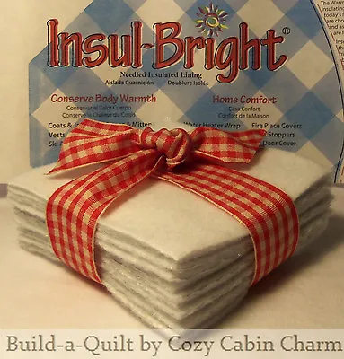 Insul-Bright POTHOLDER Batting Precut Fabric Squares *Pick Size/Quantity* • $22.49