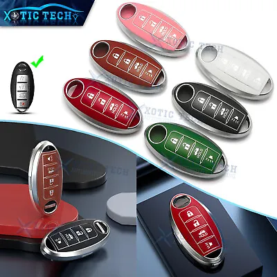 For Nissan 370Z GT-R Altima Sentra TPU Fob Shell Smart Key Cover Case Holder • $15.99