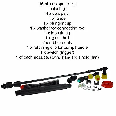 Kingfisher Knapsack Backpack Sprayer SPARES KIT • £9.49