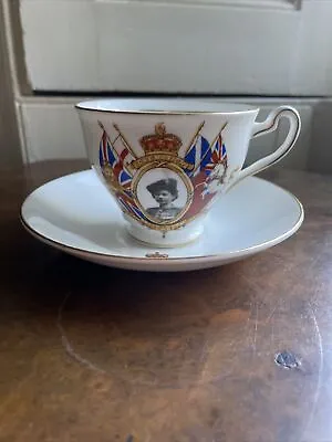 Rosina Bone China Queen Elizabeth 2nd 1953 Coronation Tea Cup  & Saucer  • £10