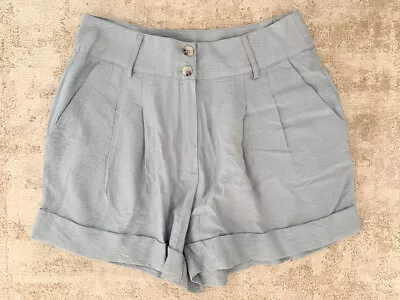 High Waisted Shorts Sky Blue - Primark - Size 14 - NEW NWT • £7.99