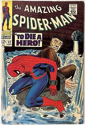 Amazing Spider-Man #52 3rd Appearance Of Kingpin Marvel 1967 *Fine* • $69.99