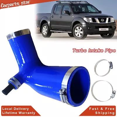 Silicone Airbox To Turbo Intake Pipe For Nissan Navara 01-2008 D22 ZD30 3.0 Blue • $49.99