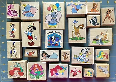 Disney Favorites Mixed Rare Character Rubber Stamps  ~ Collectibles ~ You Choose • $18.99