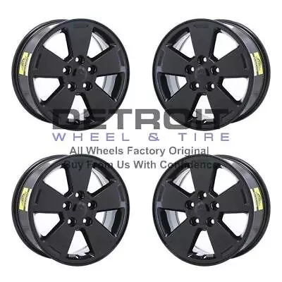 16  Chevrolet Impala  Gloss Black Wheels Rims Factory Oem 5070 2006-2012 Set • $986.36