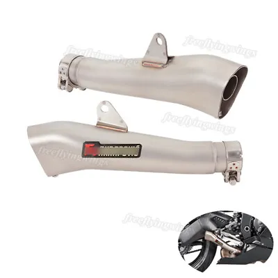 For Yamaha YZF R6 2006-2023 Modified System Exhaust Muffler Tips Slip On Pipe • $149.07