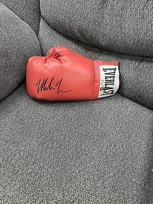 Mike Tyson Signed Red Everlast Glove Mike Tyson Exclusive Hologram And BAS Holo • $109.99