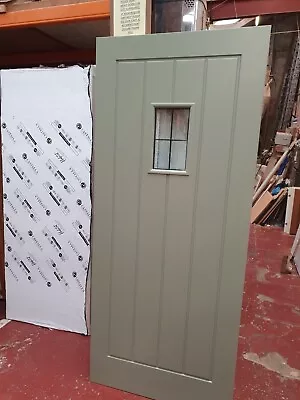 £350 • Buy External Sage Green Door  Cottage  Style 33   X 78  Prefinished Triple Glazed