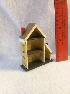 Vintage Miniature Handmade Dollhouse For In A Dollhouse Or Diorama • $24.99