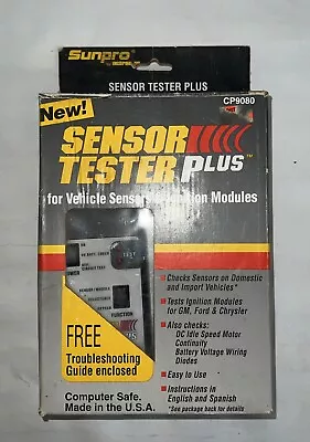 Sunpro Cp9080 Sensor Tester Plus Sensors & Ignition Modules Gm Ford & Chrysler • $19.99