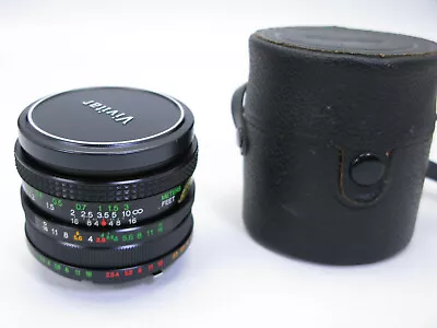 Vivitar 24mm F2.8 Wide Angle Minolta M/SR Mount Lens CLEAN! • $110