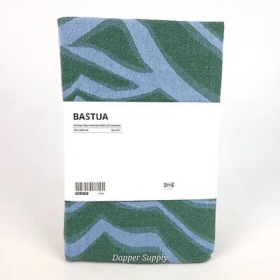 Ikea Marimekko Bastua Sauna Pool Runner 18  X 63  Green & Blue New 905.447.09 • $24.43