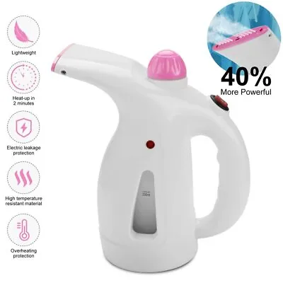 Portable Handheld Steamer With Facial Cleaner For Garment Clothes Fabric Travel • $24.99