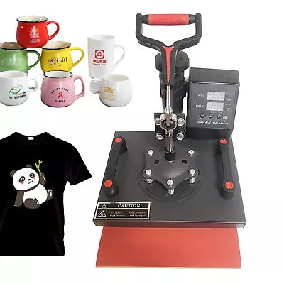 12  X 15  T-Shirt Heat Press Transfer Combo Machine Swing Away Mug Plate CE • $140.99
