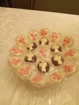  Celebration Baptismchristianity First Communion  Cross  Chocolate On Cookies • $20