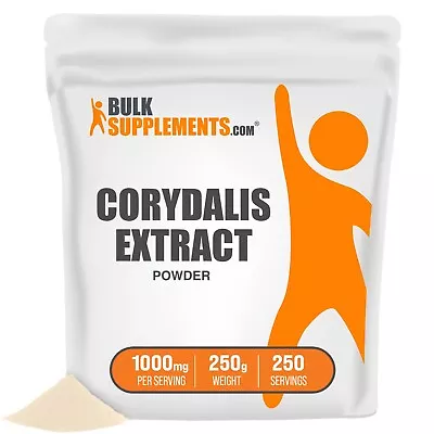 $15.96 • Buy BulkSupplements.com Corydalis Extract Powder 250g - 1g Per Serving