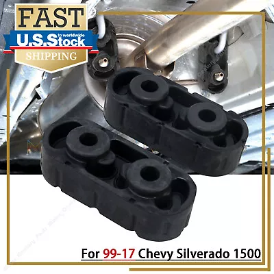 2Pcs Exhaust Pipe Muffler Hanger Insulator For 99-23 Chevy GMC Cadillac • $16.20