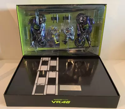 1:12 Minichamps Valentino Rossi Lewis Hamilton Yamaha YZR-M1 LTD Edition 1446pcs • £245