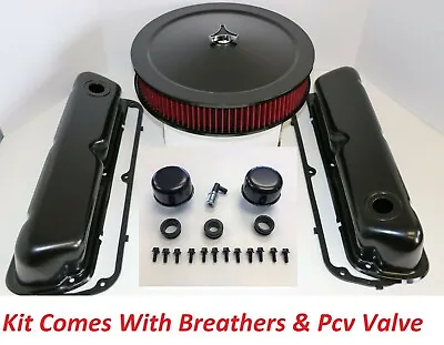 Ford Valve Covers Washable Air Cleaner Black Engine Dress Up Kit SBF 289 302 NEW • $139.95