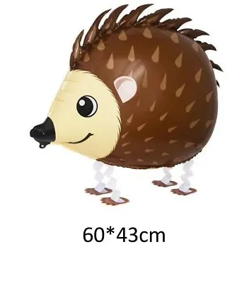 Hedgehog Balloon Walking Pet  Animal Airwalker Foil Helium Kids Fun Parties Toys • £2.99